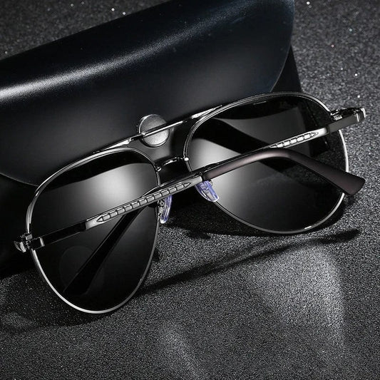 Unisex Aviation Pilot Sunglasses - Vintage Outdoor Sports Driving Fishing Alloy Eyewear 2024